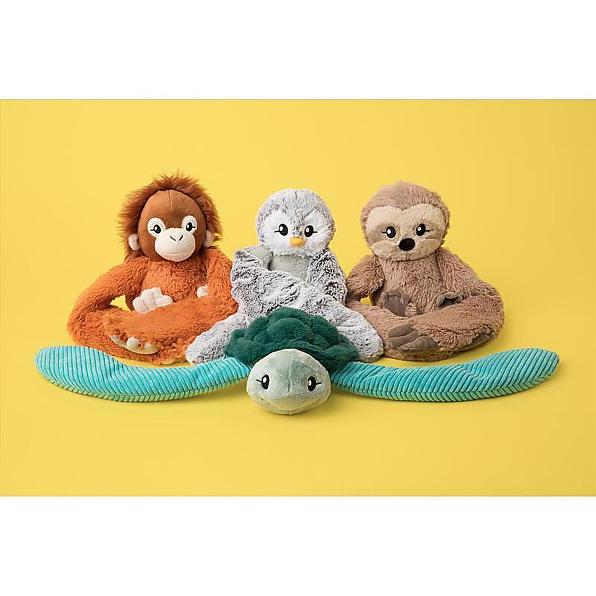 Hugimals World - HUG041OR - Hugarounds Ollie the Orangutan Weighted Neck and Shoulder Wrap Orange