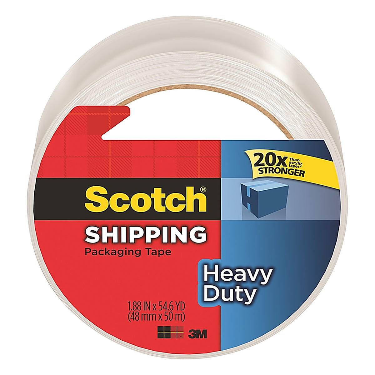 3M 03850 Scotch Heavy Duty Packaging Tape Clear