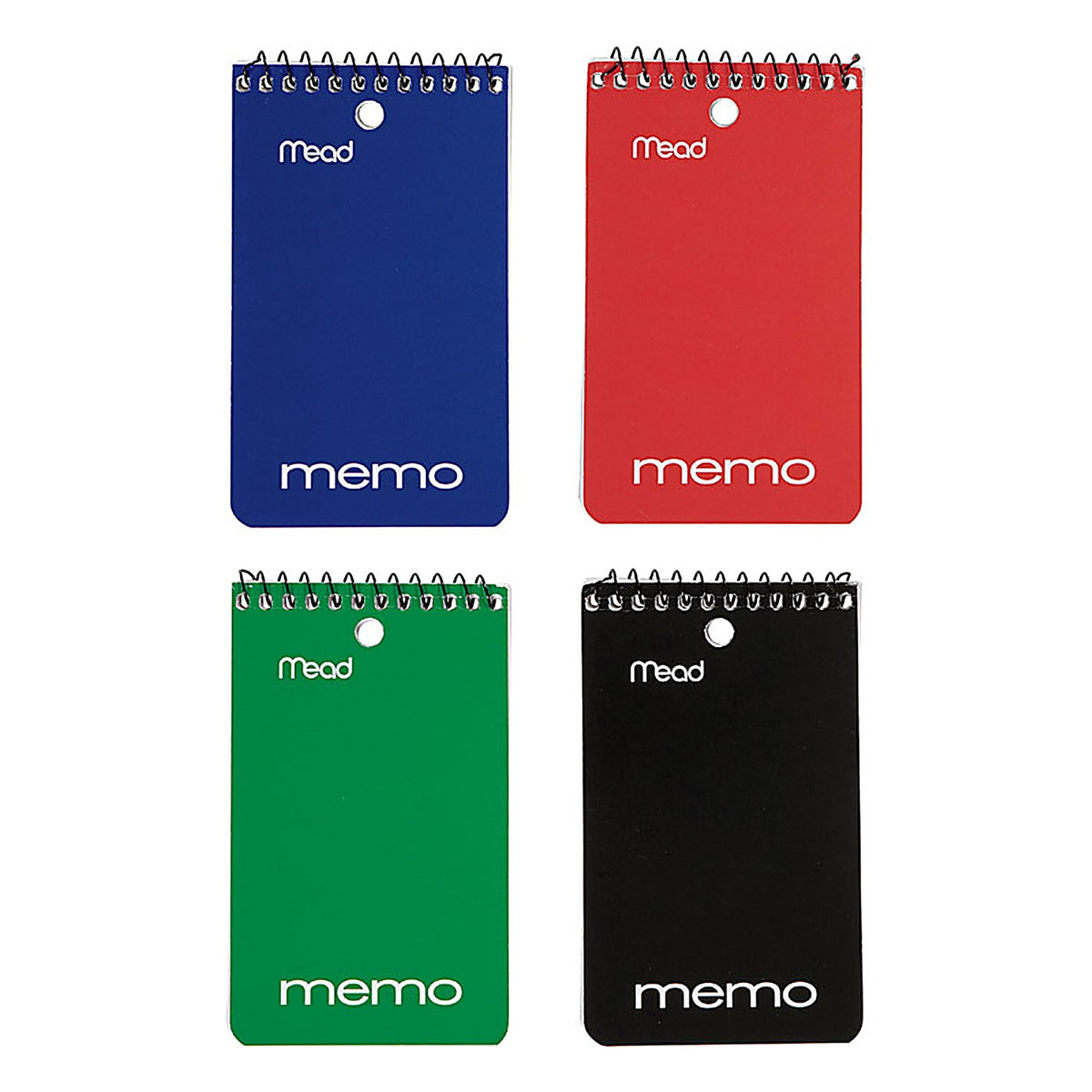 Mead 45354 3 in. W x 5 in. L Wide Ruled Spiral Memo Book