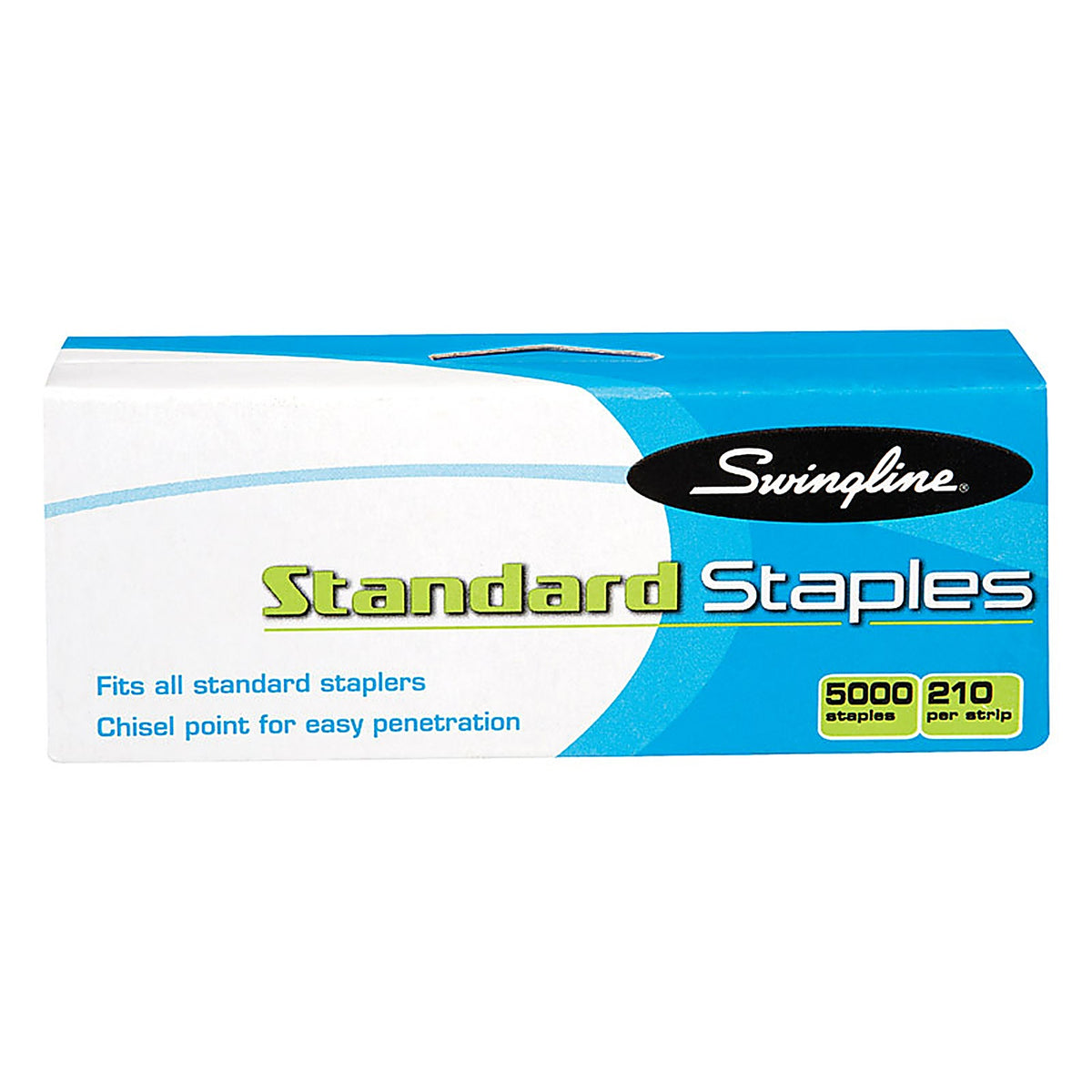 Swingline - S7079350R - 1/4 In. L Flat Crown Standard Staples 5000 Pack