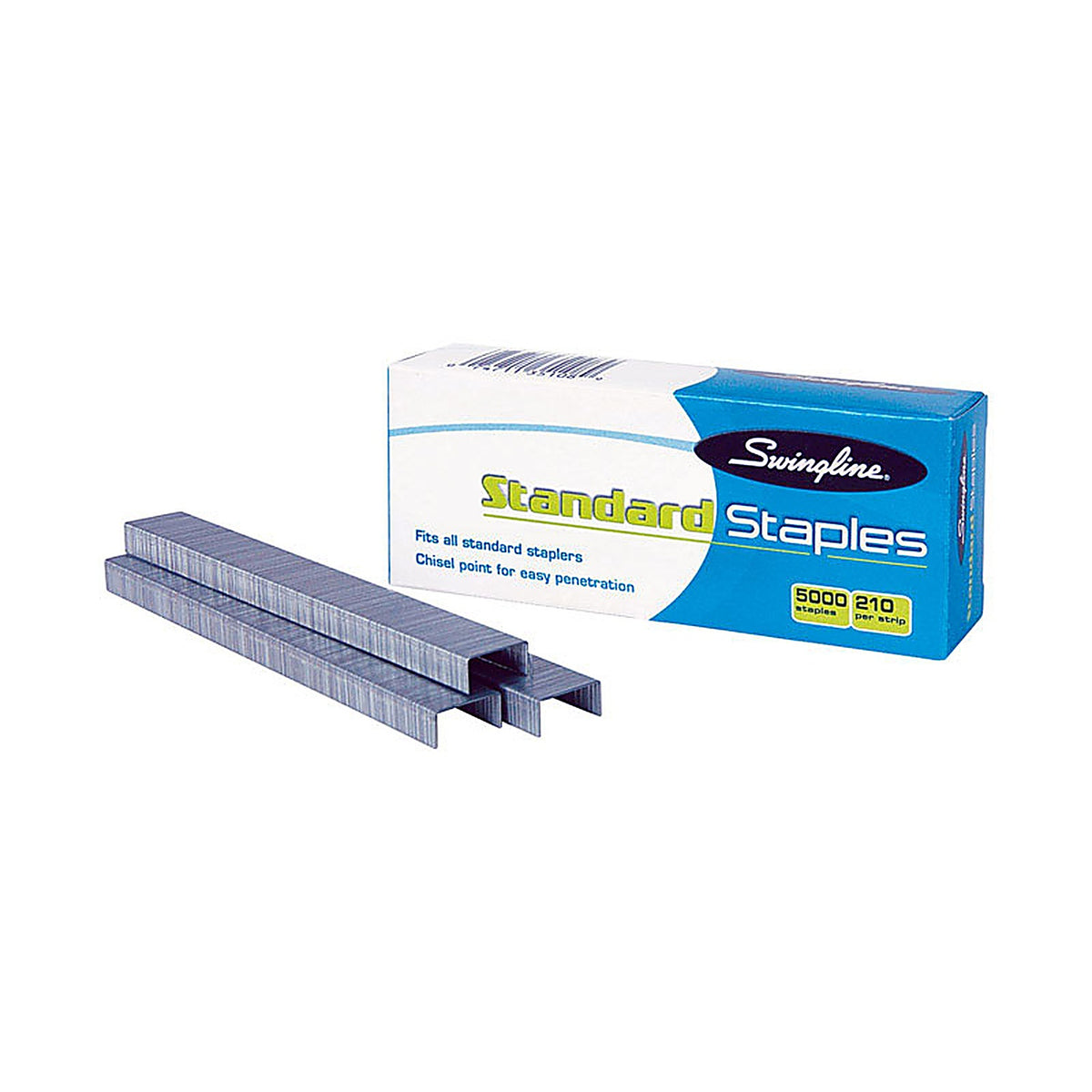 Swingline - S7079350R - 1/4 In. L Flat Crown Standard Staples 5000 Pack