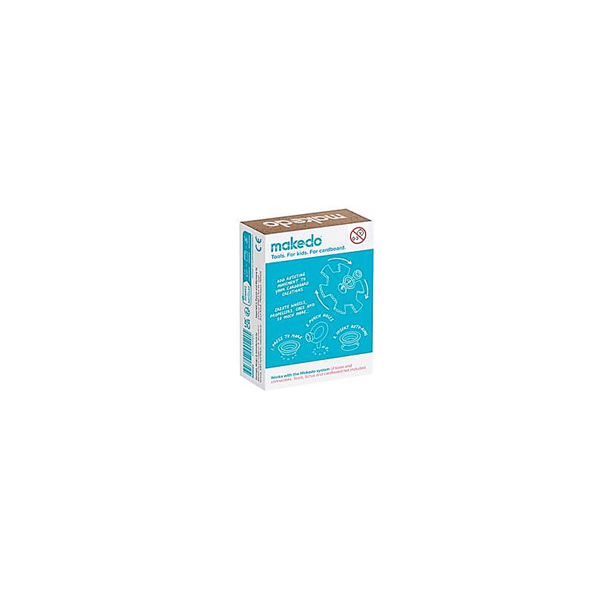 Makedo - MM001 - Roto Ring Construction Playset Blue/Grey 16 Piece