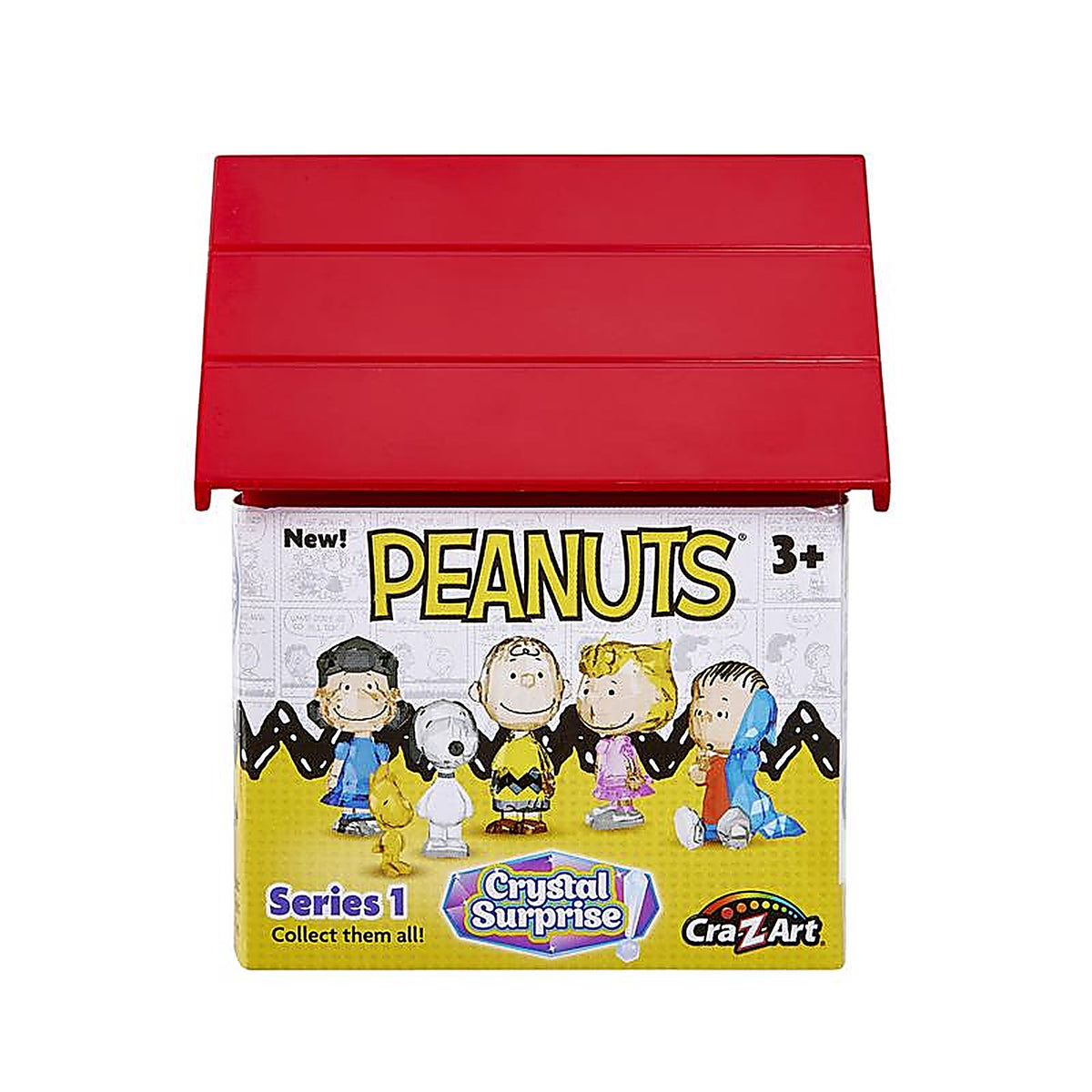 Cra-Z-Art - 38172PDQ-8 - Peanuts Crystal Surprise Dog House and Figure Toy