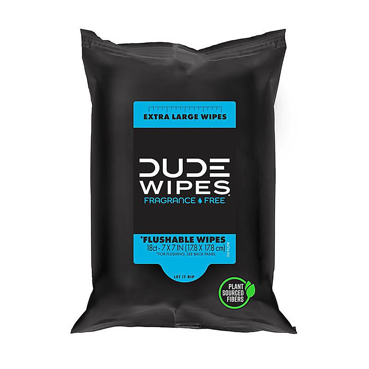 Dude Wipes - DW-FP-18 - White Flushable Wipes 18 CT 1 Pack