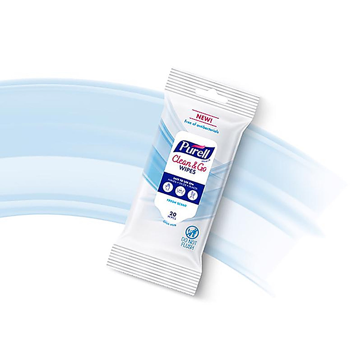 Purell - 9269-12-CMR - Fresh Scent Wipes Hand Sanitizing Wipes 20 Wipes