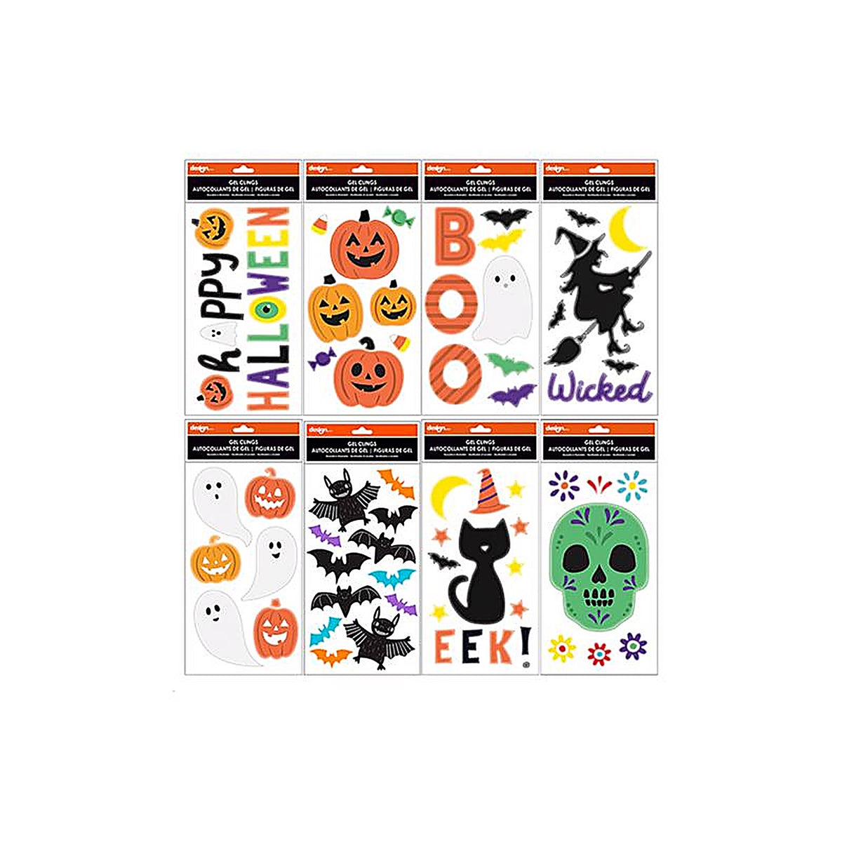 Impact Innovations IG128275 Gel Clings Halloween Decor