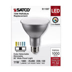 Satco - S11587 - Par30ln E26 (Medium) LED Bulb Tunable White/Color Changing 75 Watt Equivalence 1 Pack
