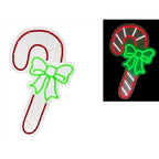 Luxe Light Decor - LCJSB-02 - LED Candy Cane Hanging Decor