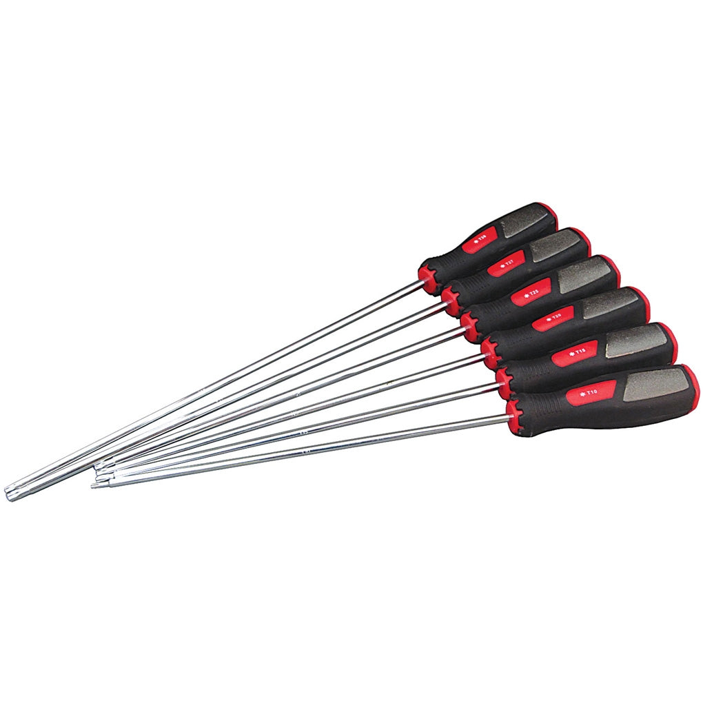 Cal-Van Tools - 912 - Extra Long Torx Screwdriver Set, 6pc