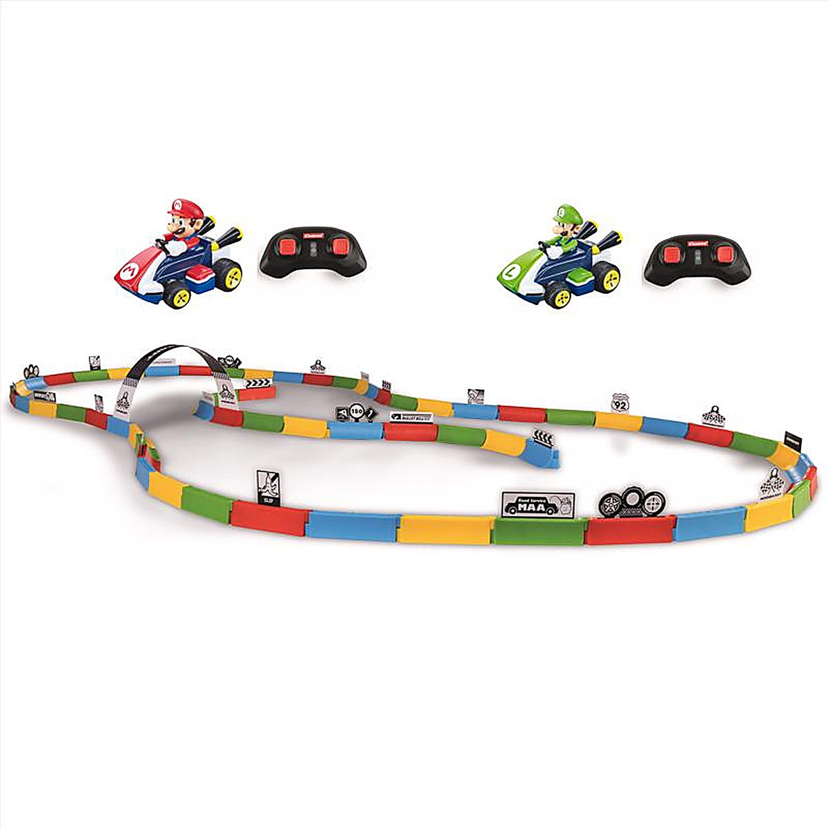 Carrera Revell - 370430015U - Mario Kart Mario and Luigi Table Top Racing Set