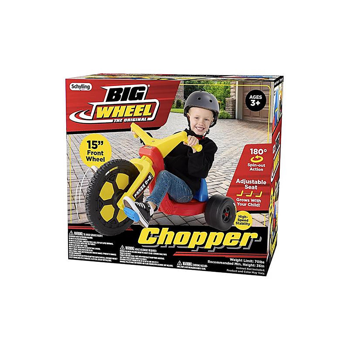 Schylling - BWCHP - Big Wheeled Tricycle 1 Piece