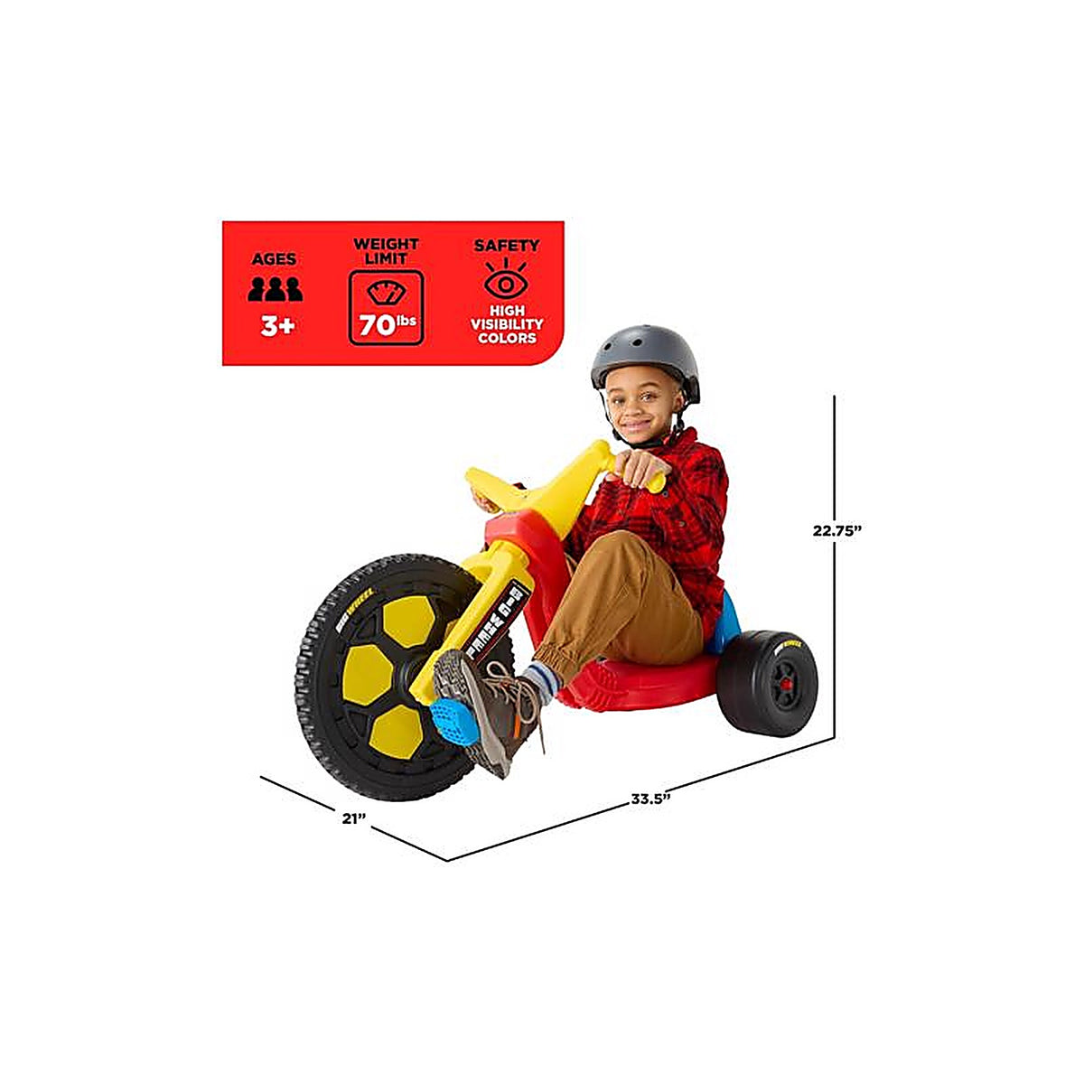 Schylling - BWCHP - Big Wheeled Tricycle 1 Piece