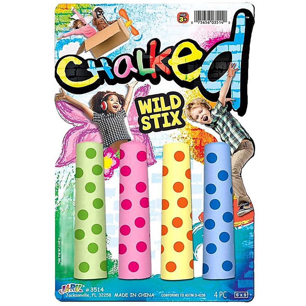 Ja-Ru - 3514 - Sidewalk Chalk Multiple 4 Piece