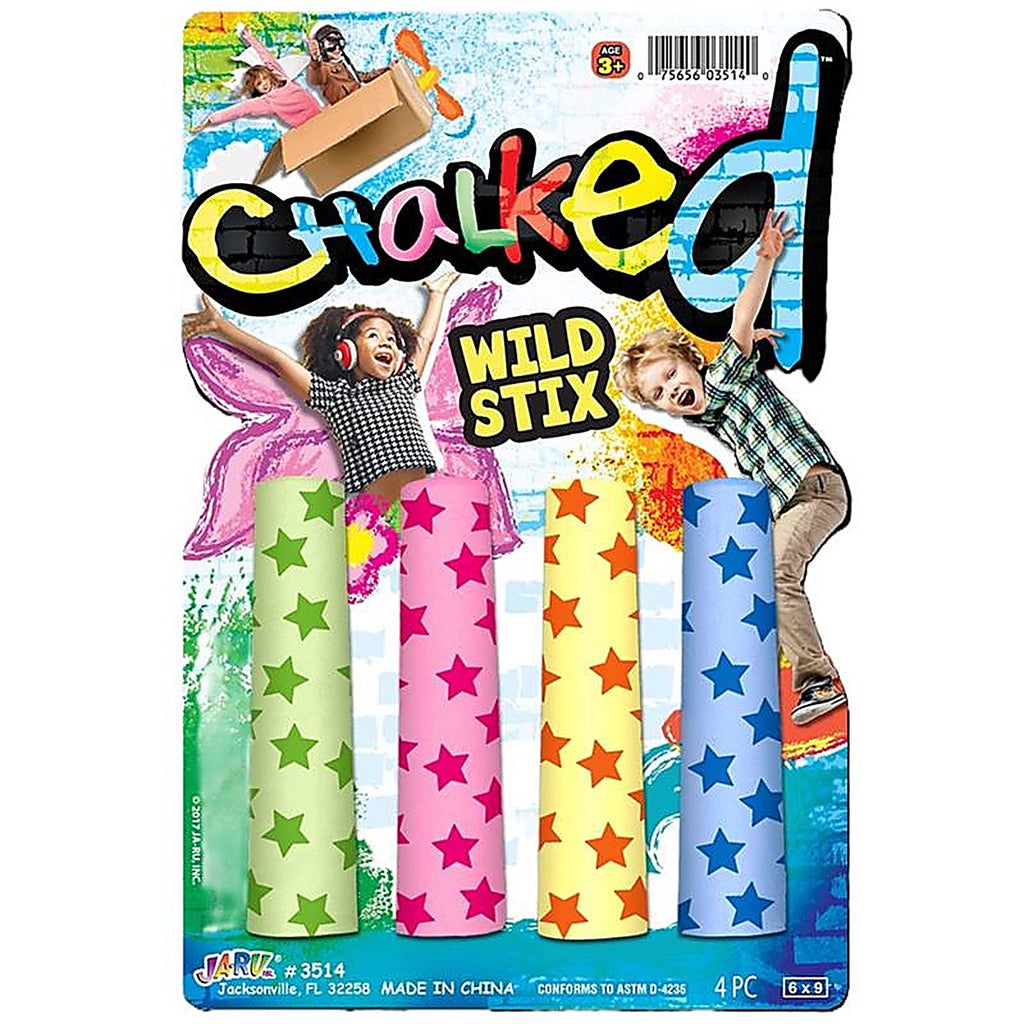 Ja-Ru - 3514 - Sidewalk Chalk Multiple 4 Piece
