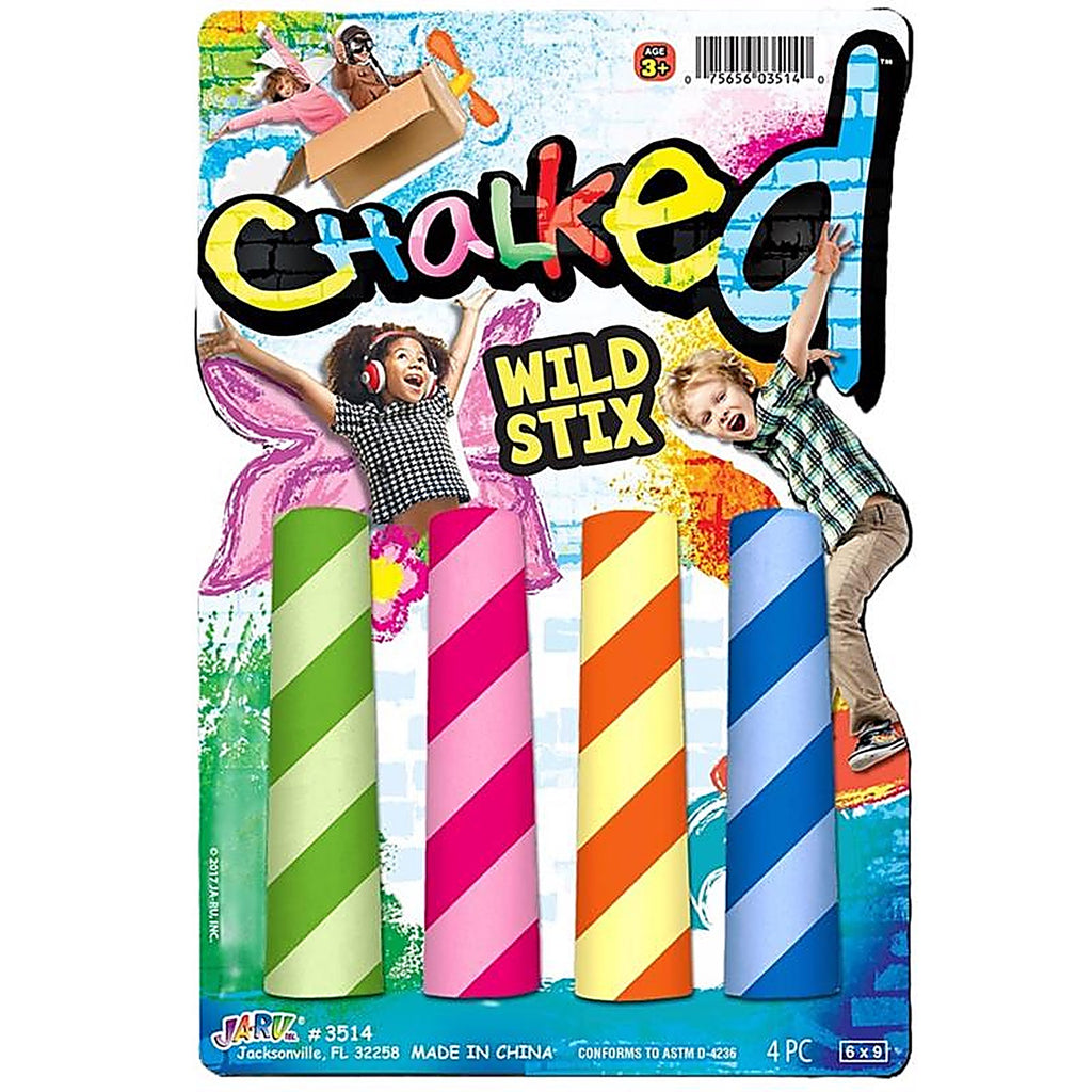 Ja-Ru - 3514 - Sidewalk Chalk Multiple 4 Piece