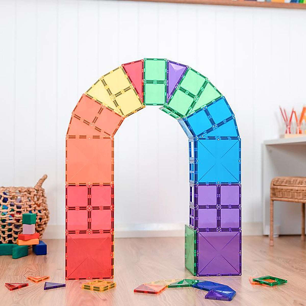 Connetix - CT-R-00060-ST - Magnetic Tiles Multicolor 60 Piece
