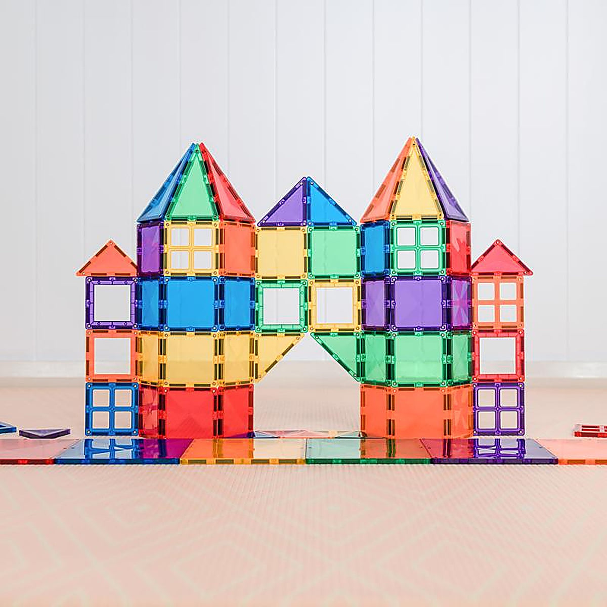 Connetix - CT-R-00060-ST - Magnetic Tiles Multicolor 60 Piece