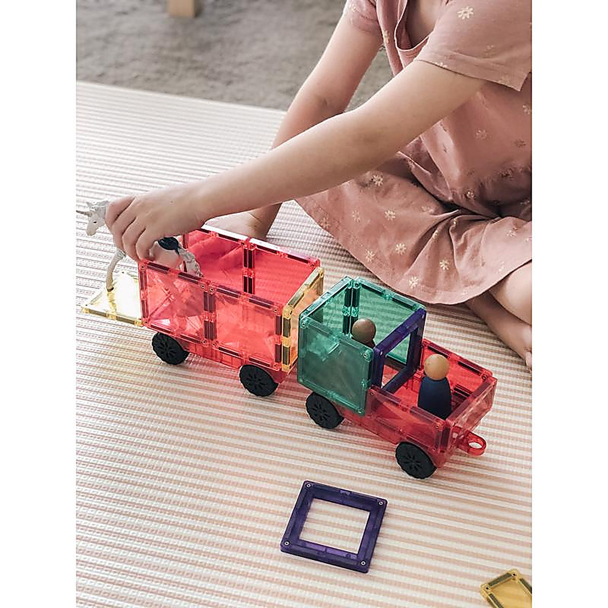 Connetix - CT-R-00024-MO - Magnetic Tiles Multicolor 24 Piece