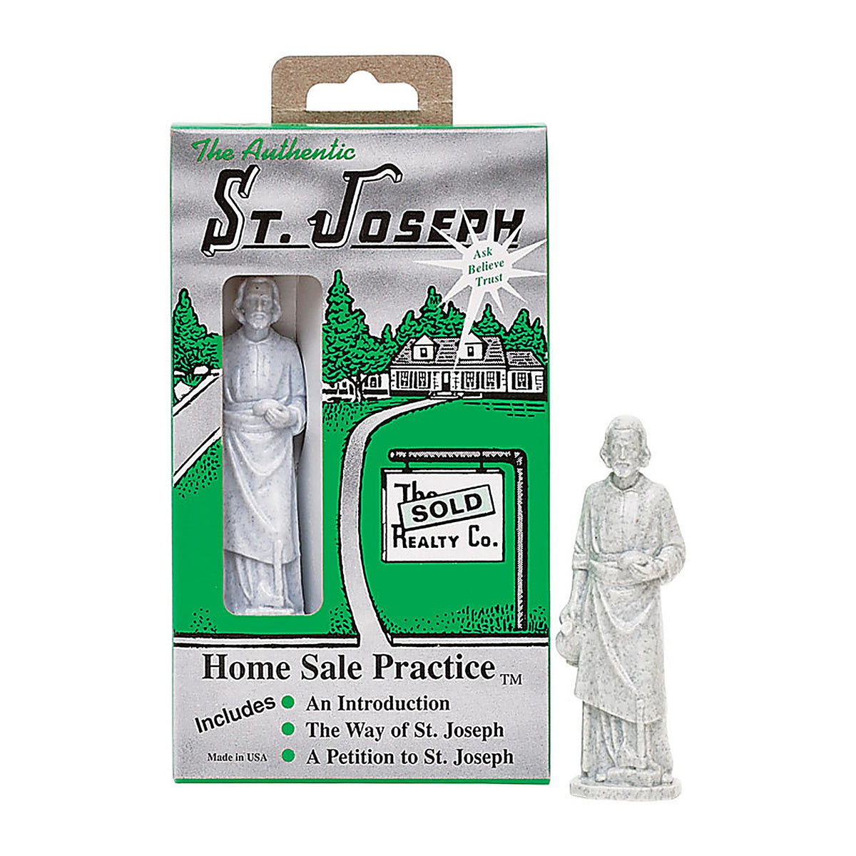 St. Joseph - 018 - Home Sale Practice Religious St. Joseph Statue Plastic Statue 1 Each