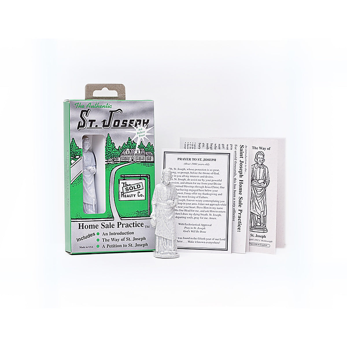 St. Joseph - 018 - Home Sale Practice Religious St. Joseph Statue Plastic Statue 1 Each