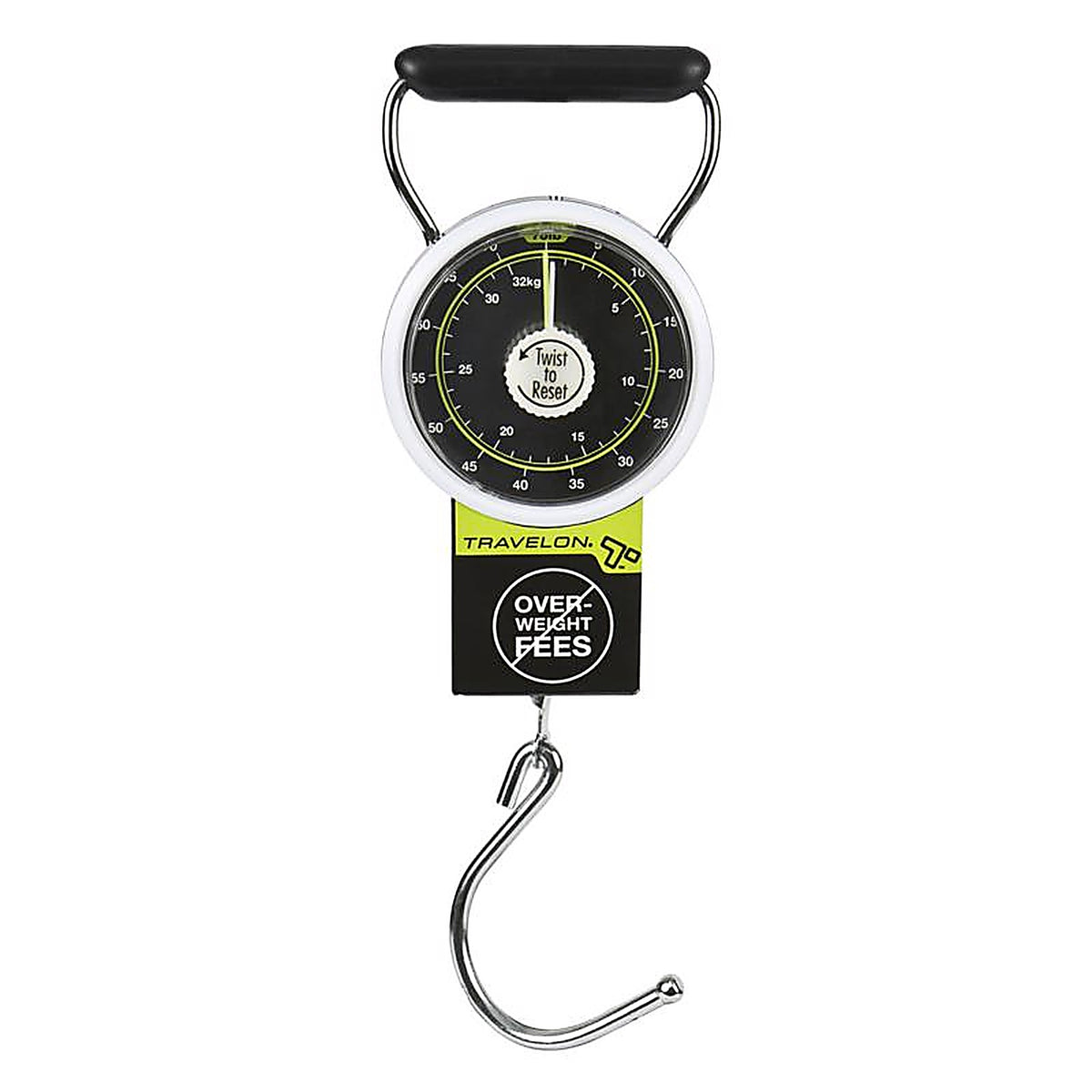 Travelon - 19325 - Black Stop and Lock Luggage Scale