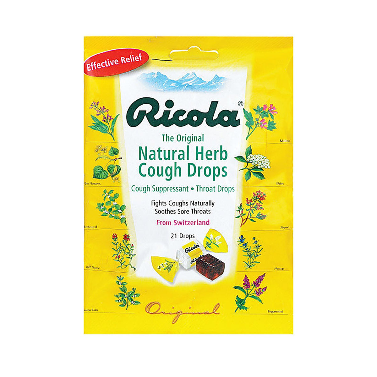 Ricola - 3000219 - Throat Lozenge 21 CT 21 Pack