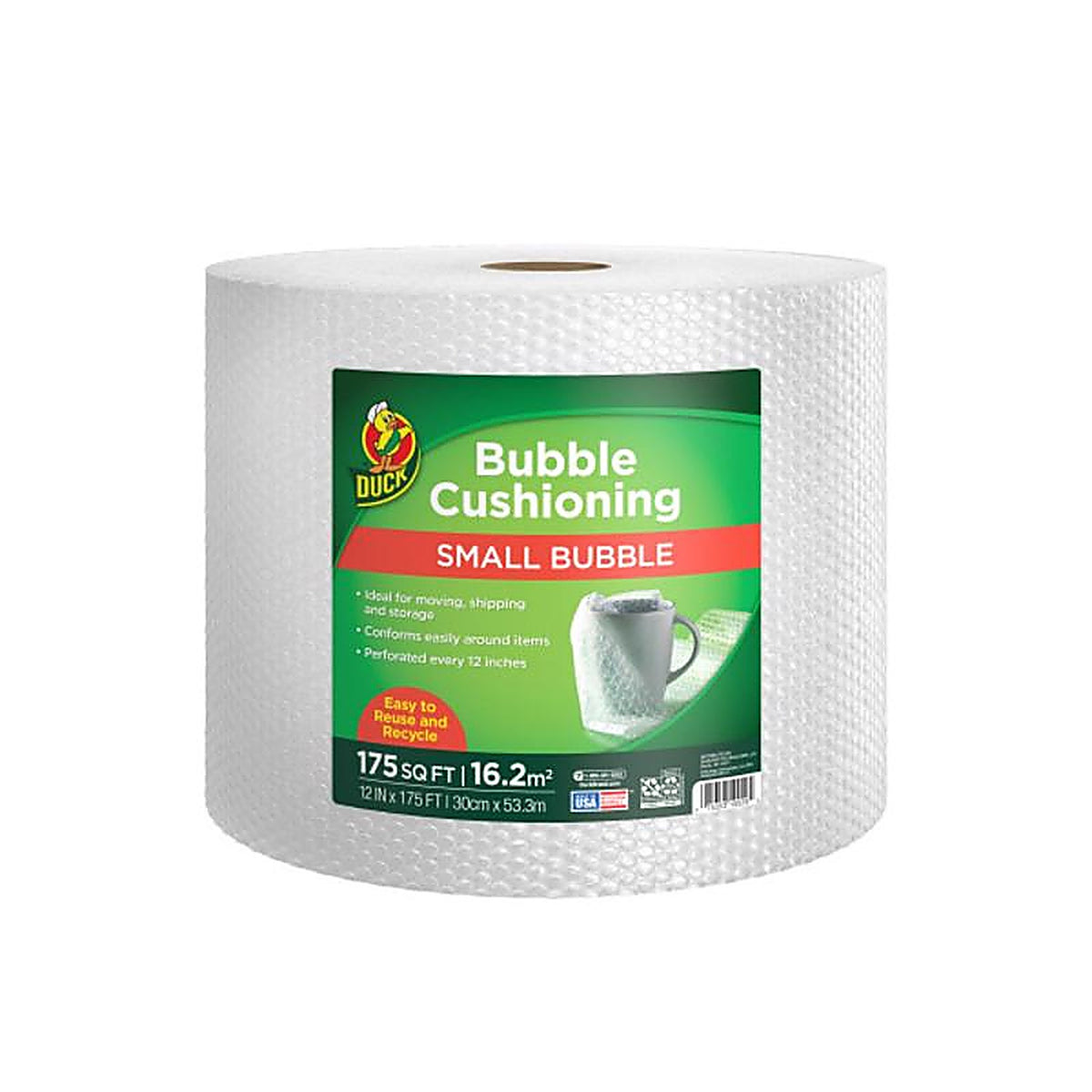 Duck 286686 12 in. W X 175 ft. L Bubble Wrap 1 pk