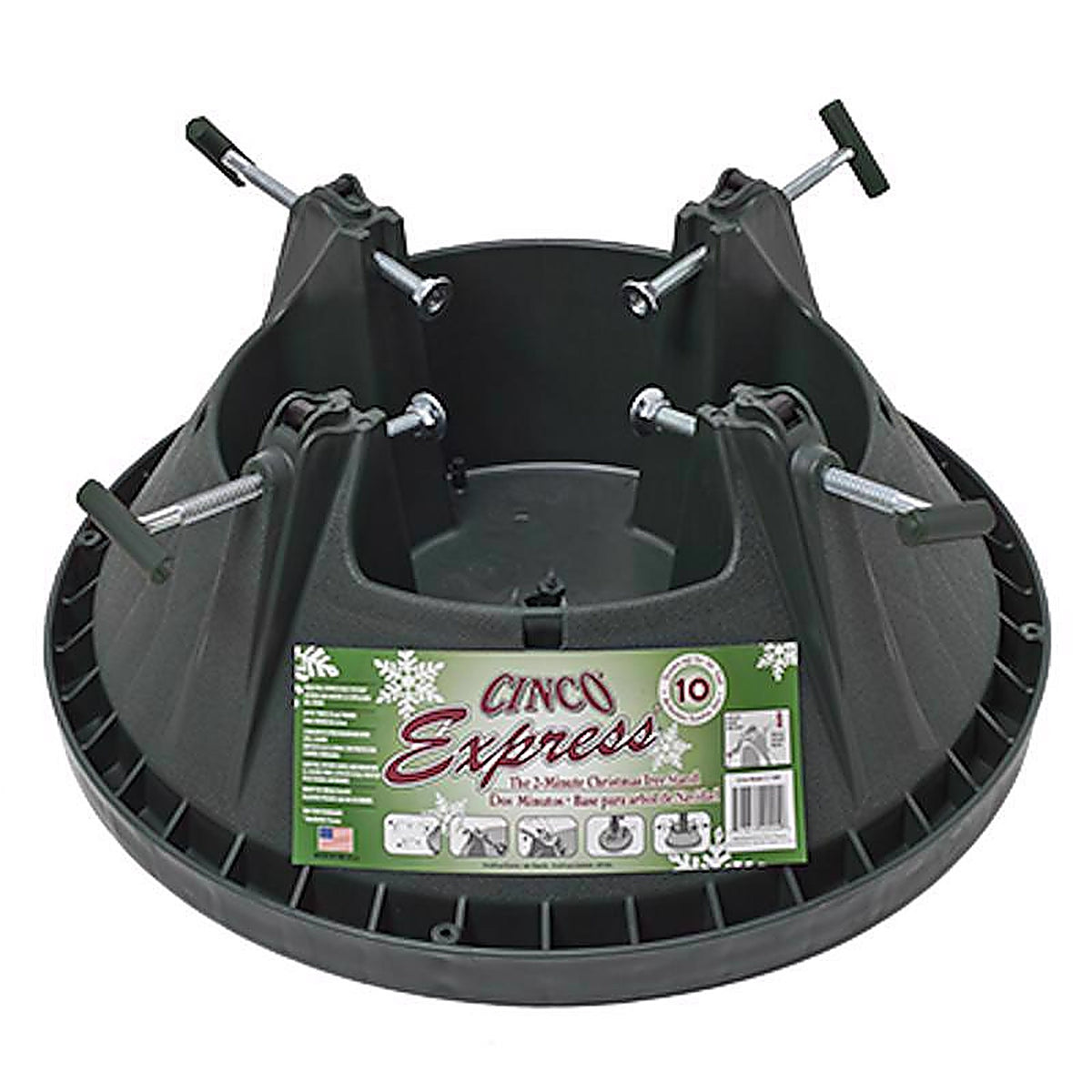Cinco - 37001 - Express Plastic Real Christmas Tree Stand 10 Ft.