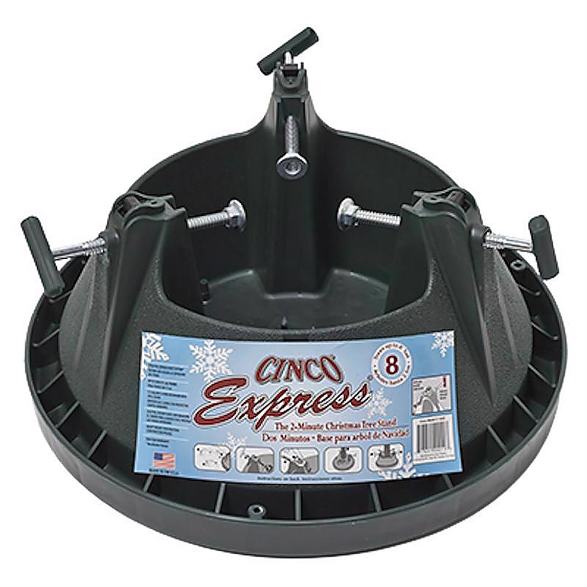 Cinco - 37002 - Express Plastic Real Christmas Tree Stand 8 Ft.
