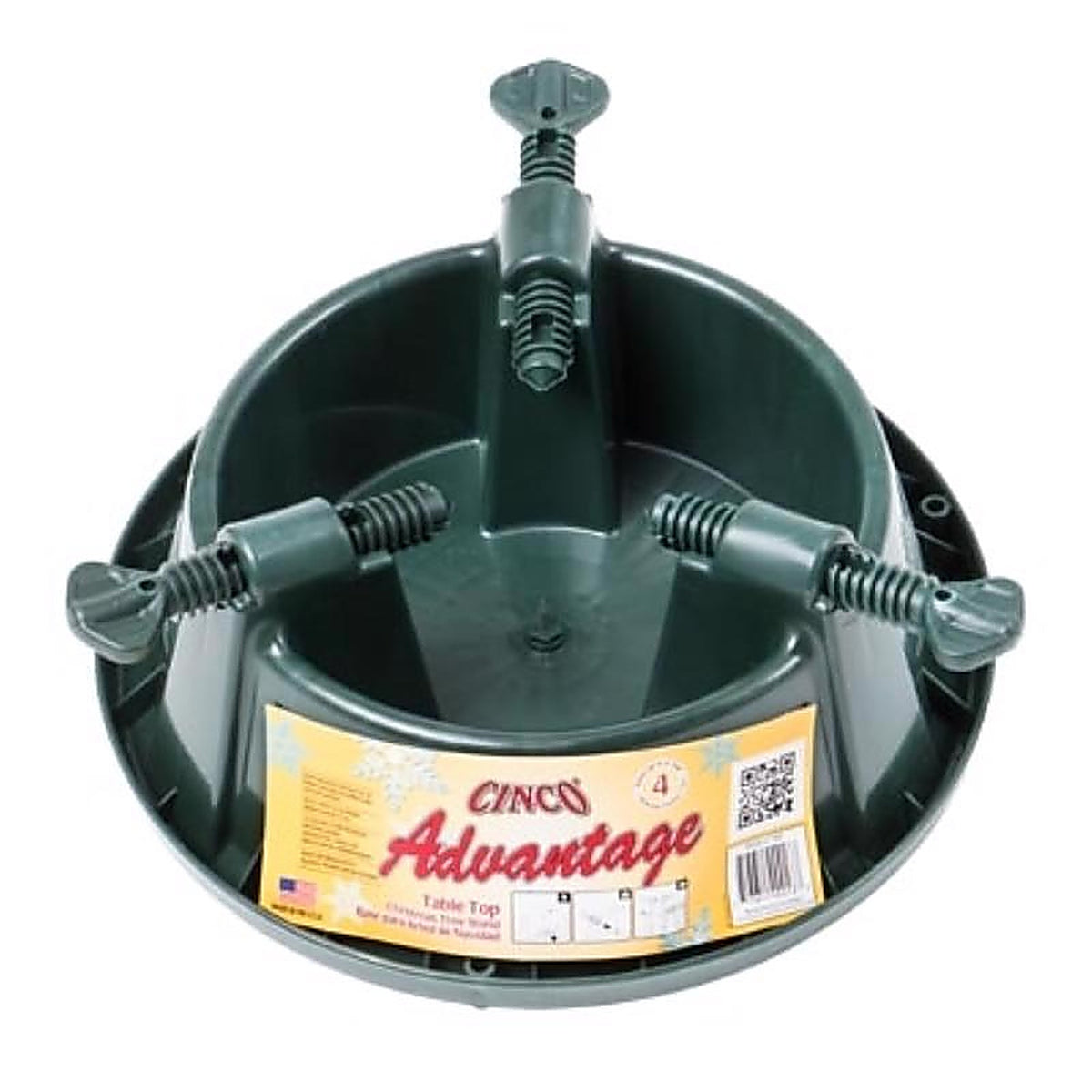 Cinco - 37022 - Advantage Plastic Real Christmas Tree Stand 4 Ft.