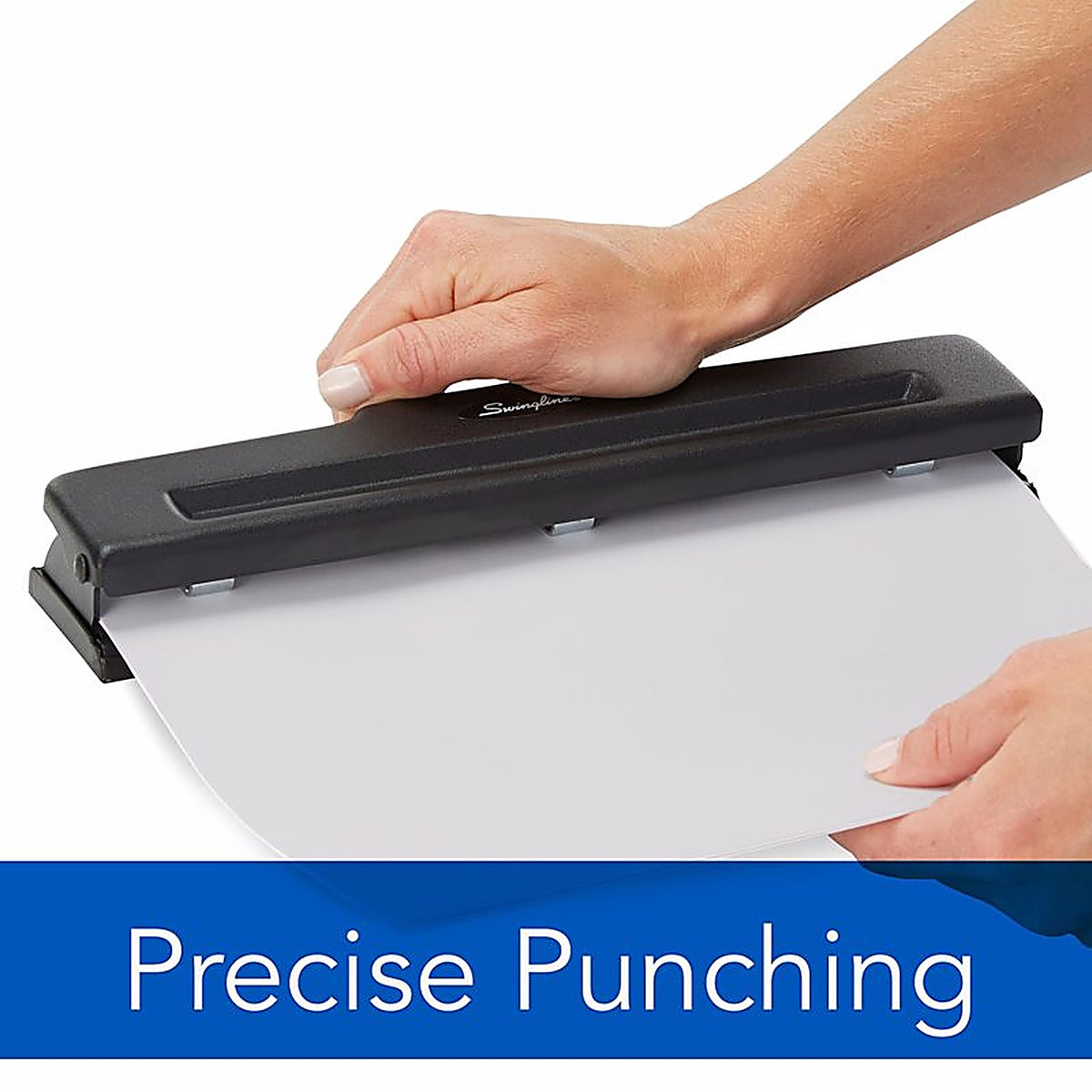 Swingline - A7074015K - Light-Duty 10 Sheet Capacity 2 or 3 Hole Paper Punch Black