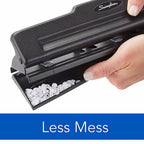 Swingline - A7074015K - Light-Duty 10 Sheet Capacity 2 or 3 Hole Paper Punch Black