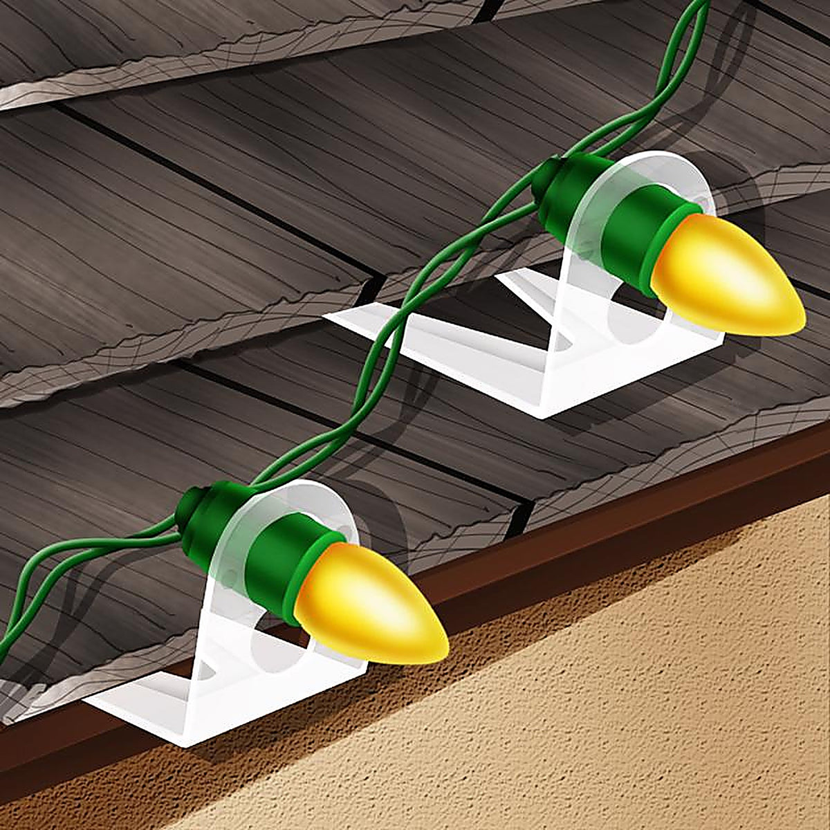 Dyno 73014-500CAC Accessory Shingle Light Clips