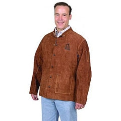Steiner 9215-X Brown Leather Weld Jacket, X-Lg
