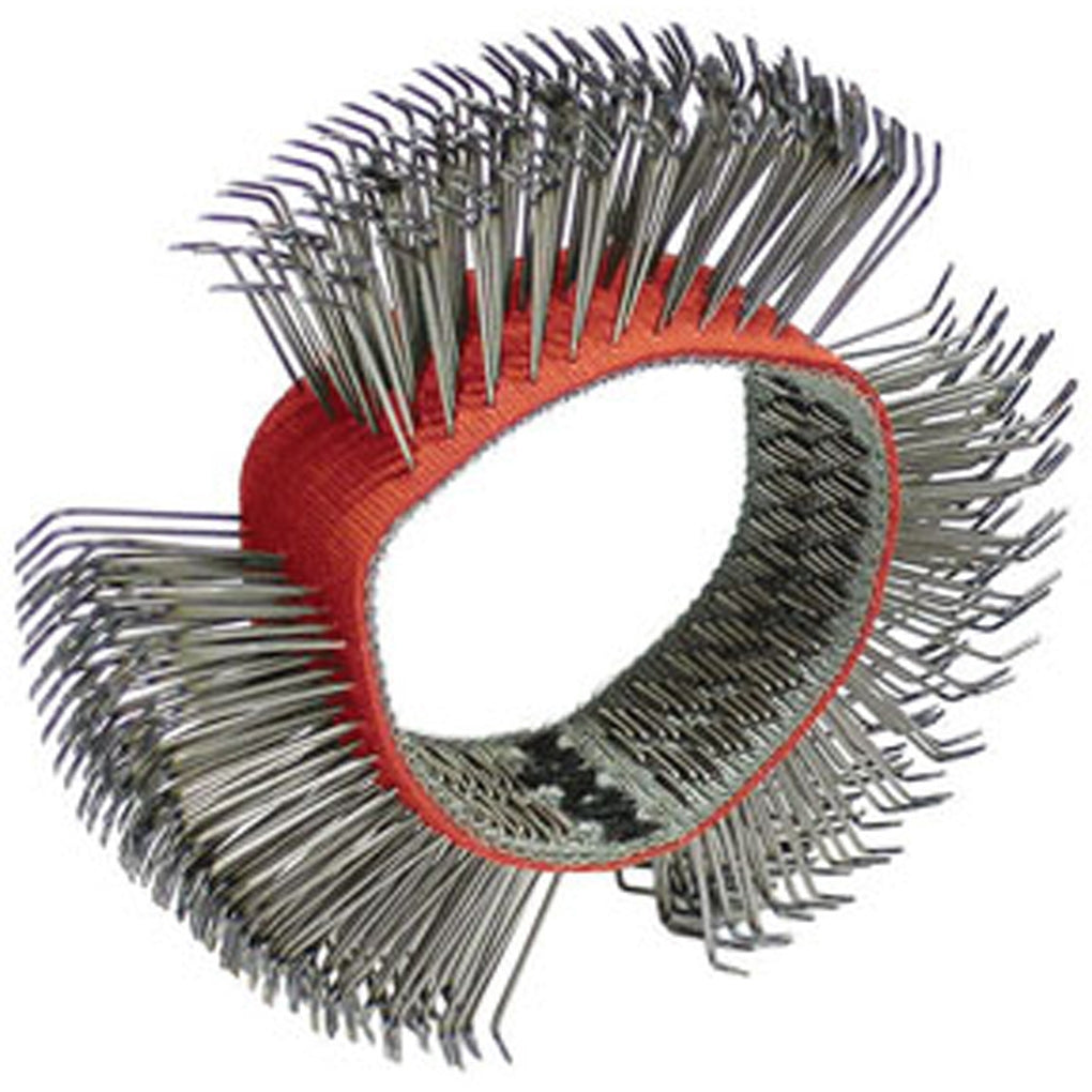 DYNABRADE 92248 4in. Dia. x 1/2in. W Bent Coarse Wire Wheel