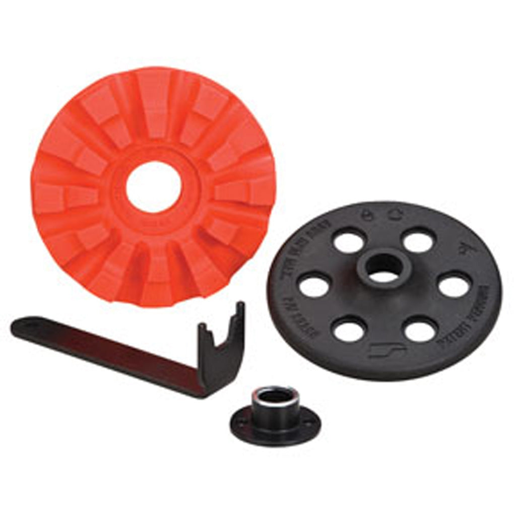 DYNABRADE 92295 4in. Dia. RED-TRED Eraser Disc Assembly