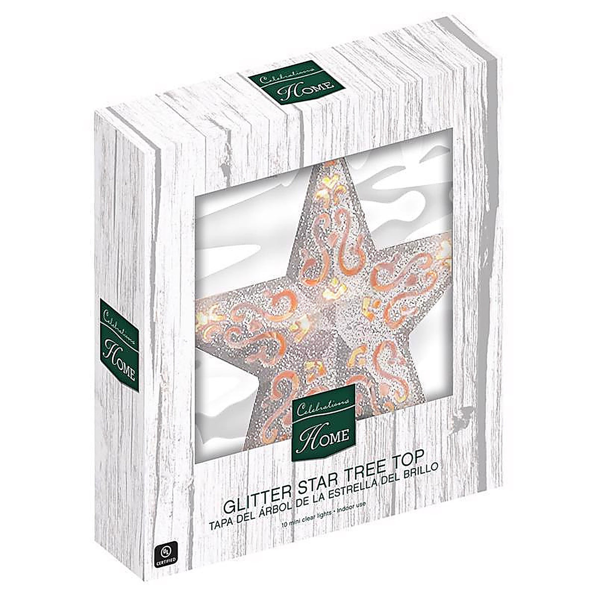 Celebrations 49136A-71 Assorted 5 Point Star Tree Topper