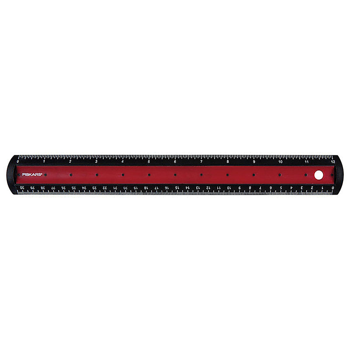 Fiskars 187100-1001 12 in. L x 1 in. W Plastic Ruler Metric and SAE