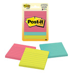 Post-It - 6301 - 3 In. W X 3 In. L Assorted Sticky Notes 3 Pad
