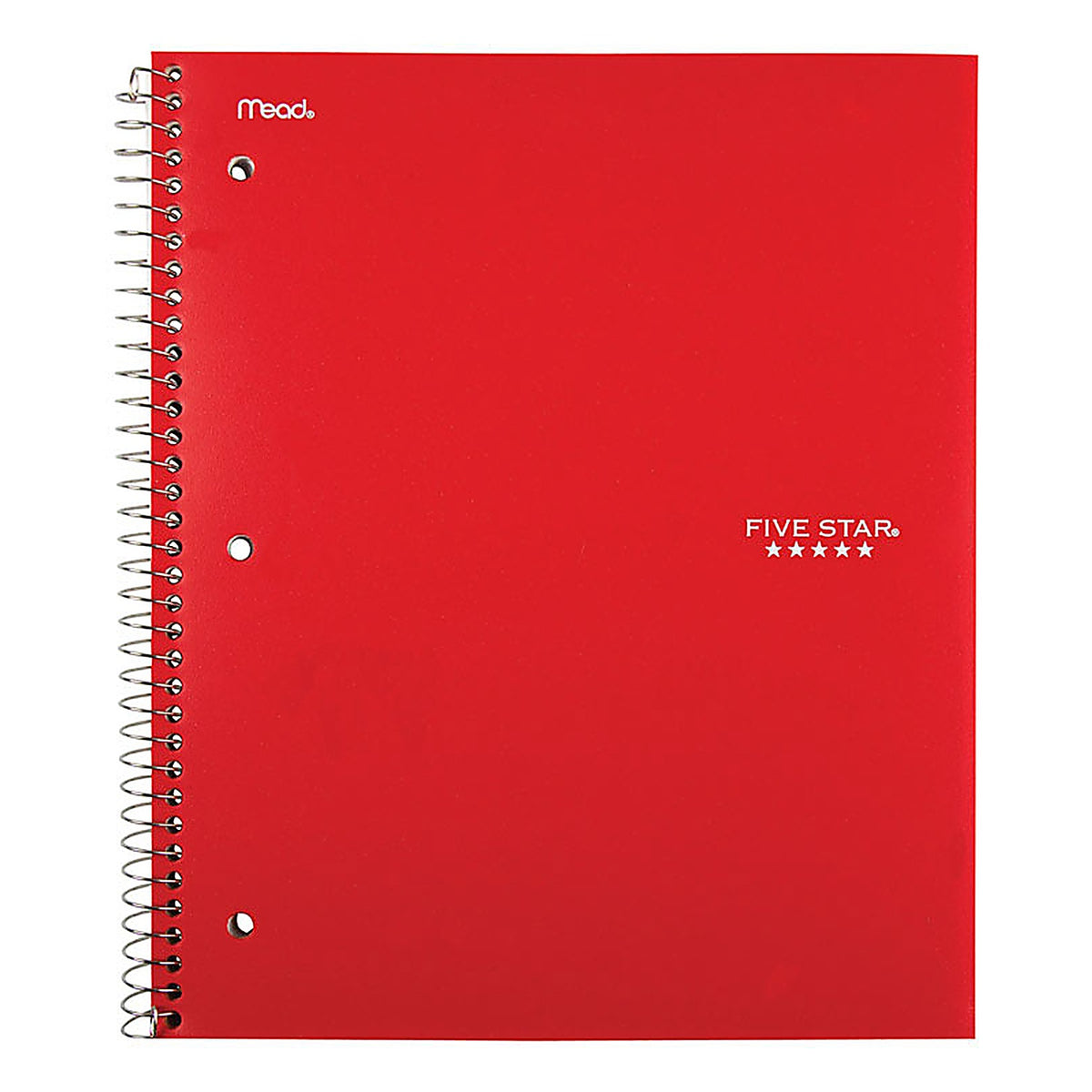 Mead - 06206 - 8-1/2 In. W X 11 In. L College Ruled Spiral Assorted Notebook