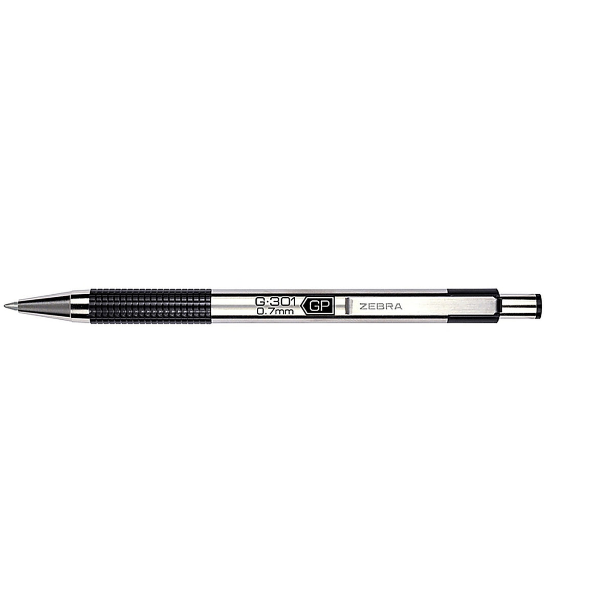 Zebra - 41311 - G-301 Black Retractable Gel Pen 1 Pack