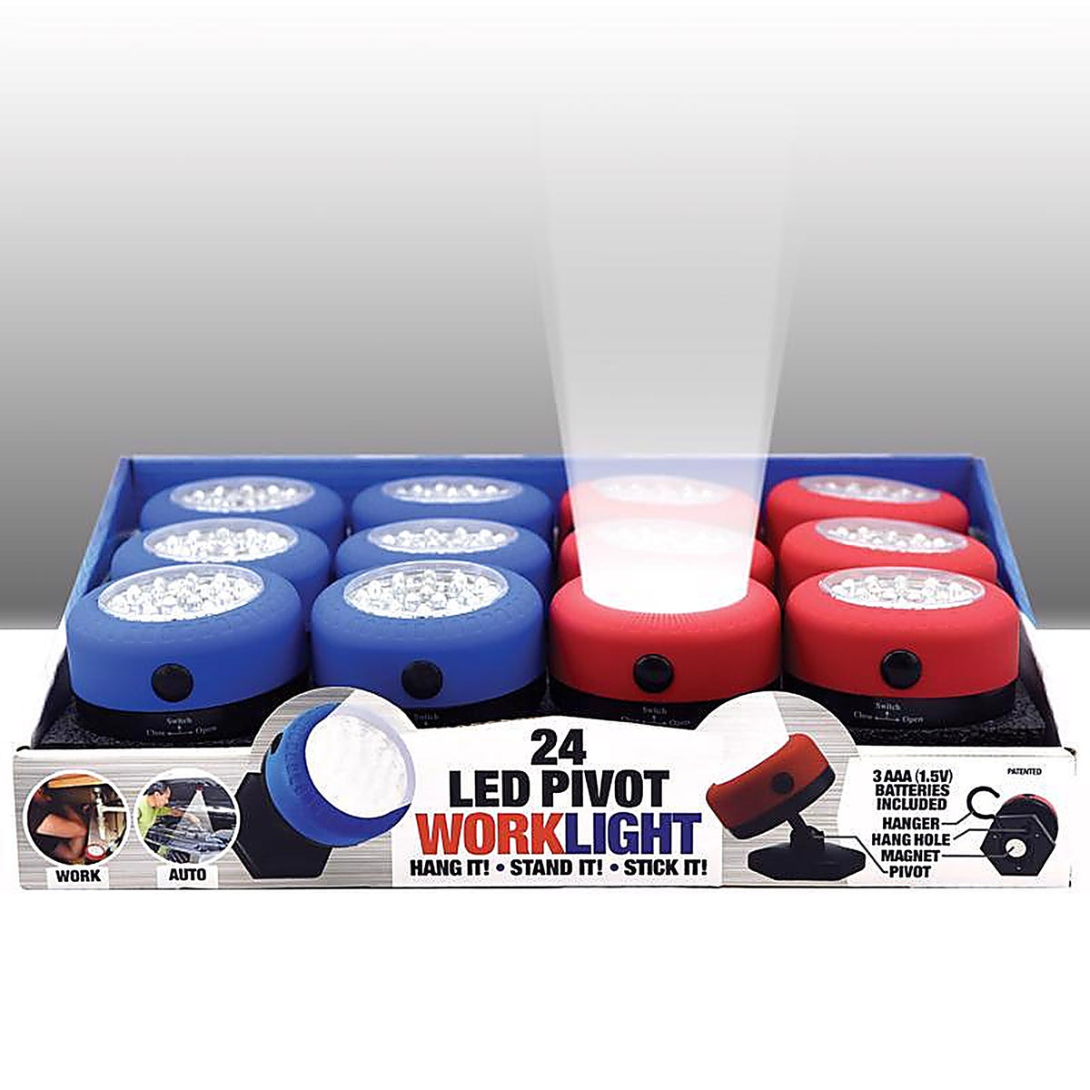 Blazing LEDz 900293 Pivot Work Light, 1/pack