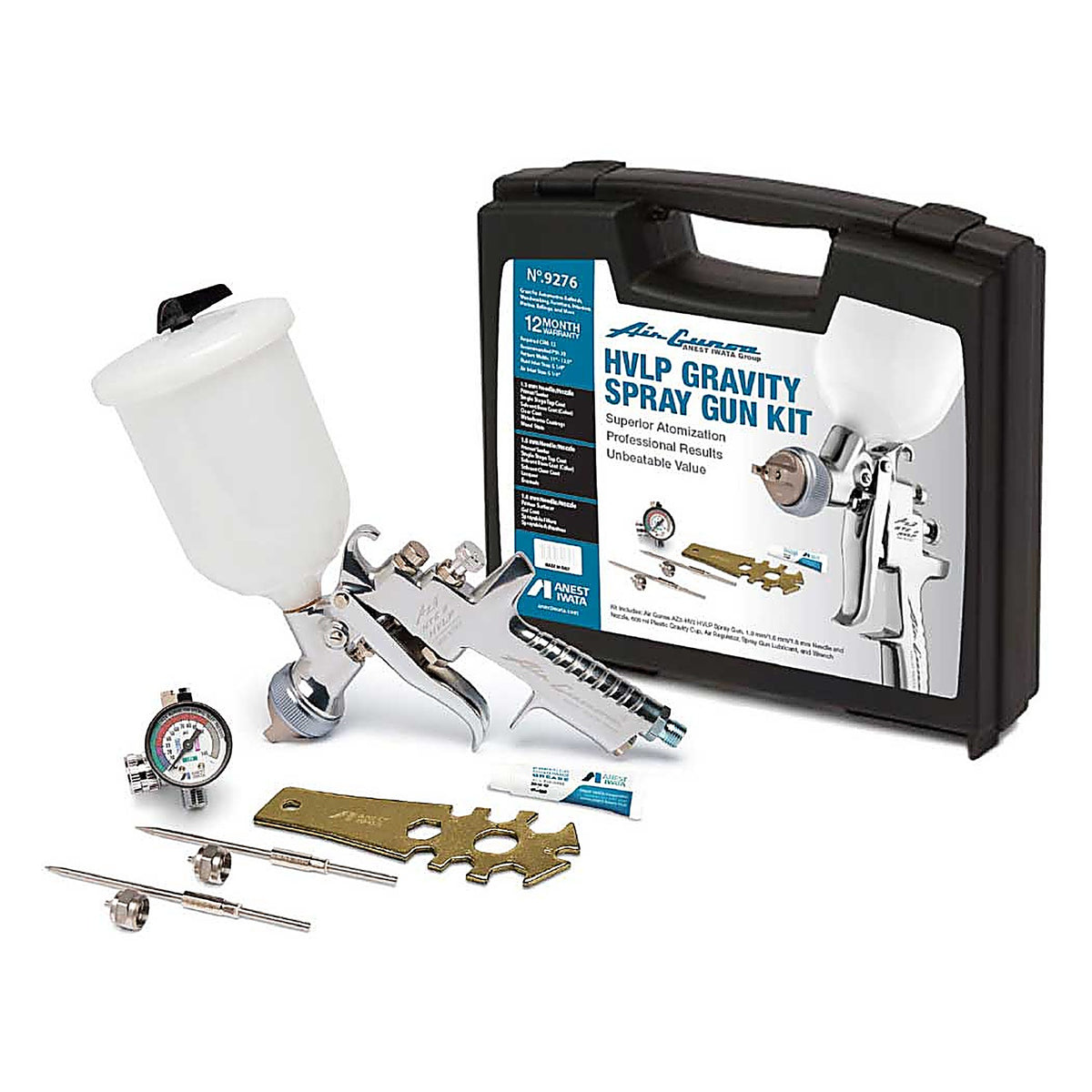 Iwata 9276 HVLP Gravity Spray Gun Kit