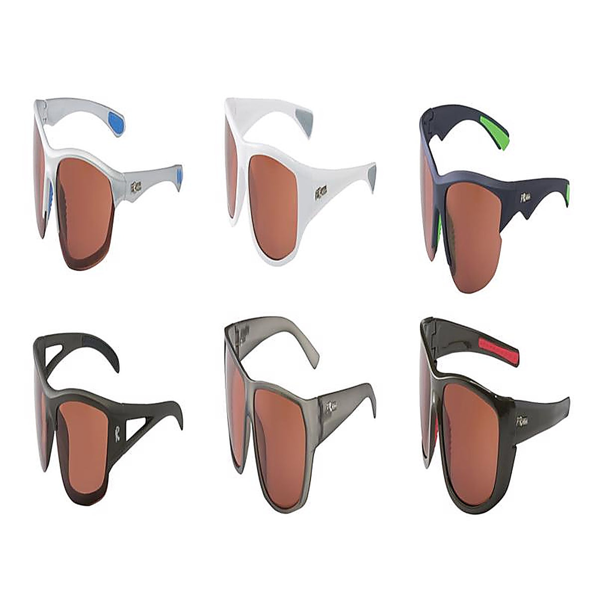 Piranha - 90048 - U.s. Biker Unisex Assorted Frame Assorted Lens Sunglasses