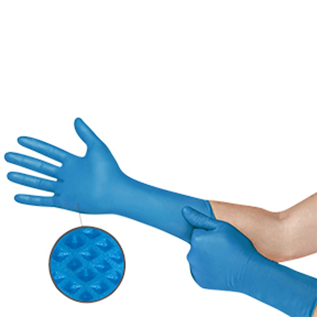 Microflex 93-283L MICROFLEX 93-283, Nitrile Disposable Glove with Raised Grip, Large