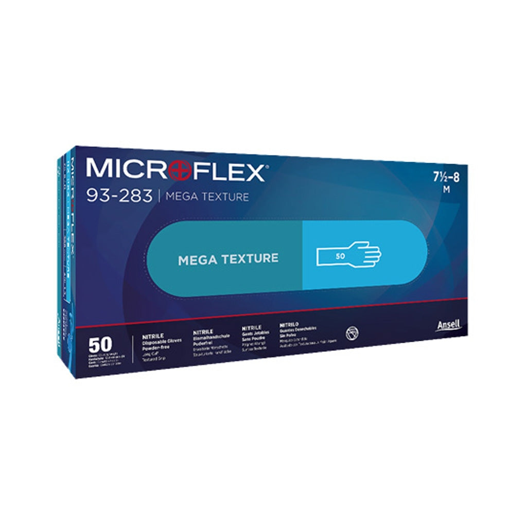Ansell 93-283 Nitrile 8Mil Gloves, XXL 50/Pack