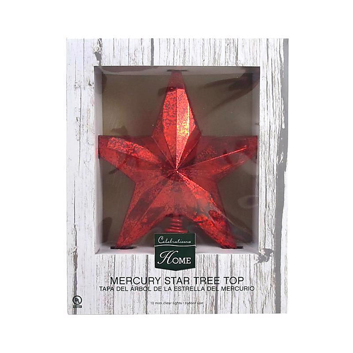 Celebrations 49056A-71 Assorted Christmas Star Tree Topper