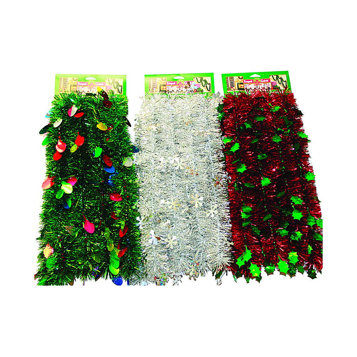 FC Young 61-ACE 12 ft. L Decorated Tinsel Garland
