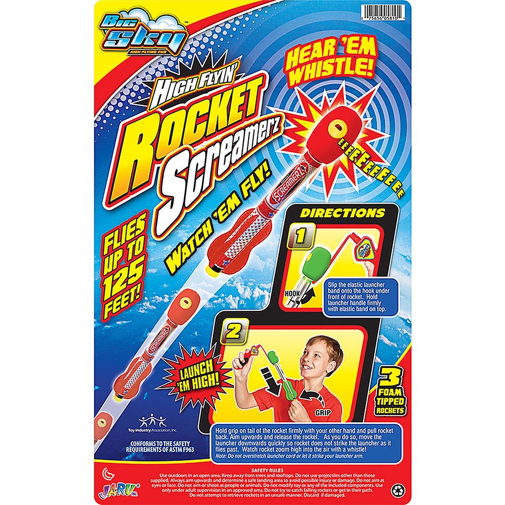 JA-RU 5810 Big Sky Rocket Screamerz Plastic 4/pc.