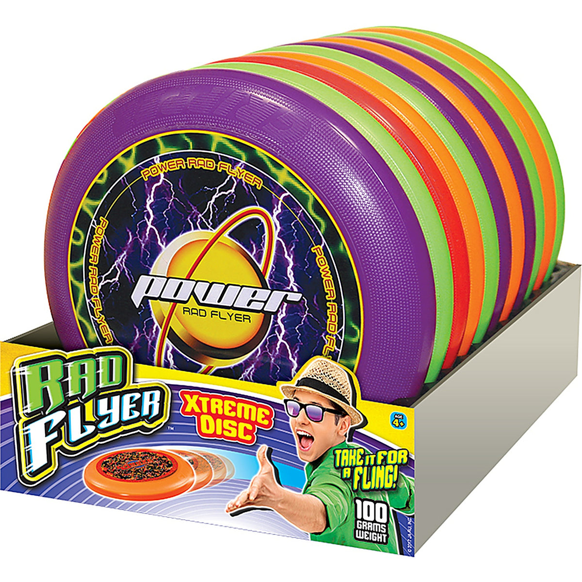 JA-RU 1033 Rad Flyer Frisbee Plastic